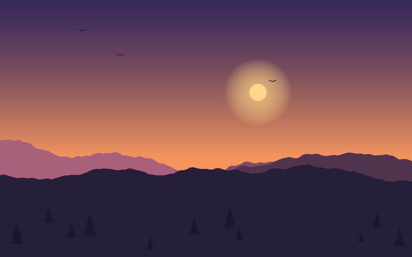 Landschaftsillustration