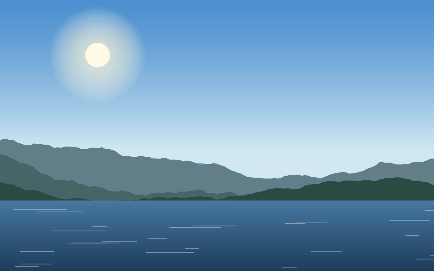 Landschaftsillustration