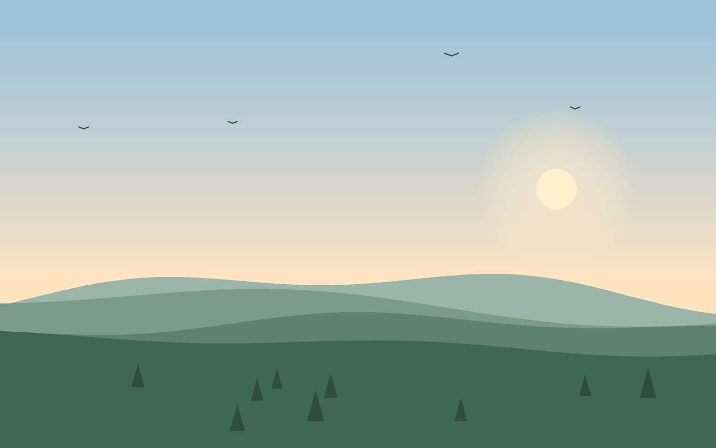 Landschaftsillustration
