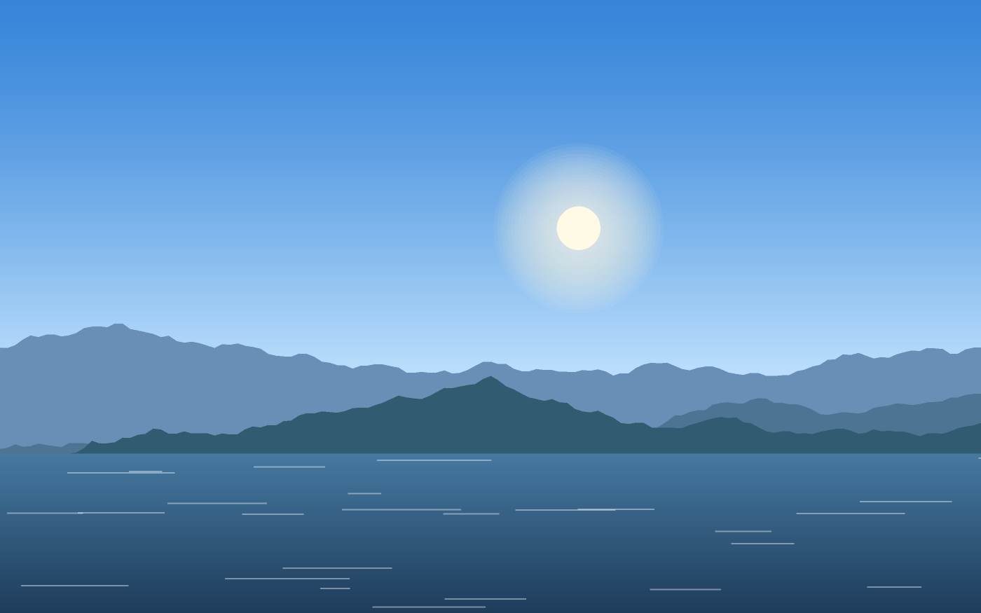 Landschapsillustratie