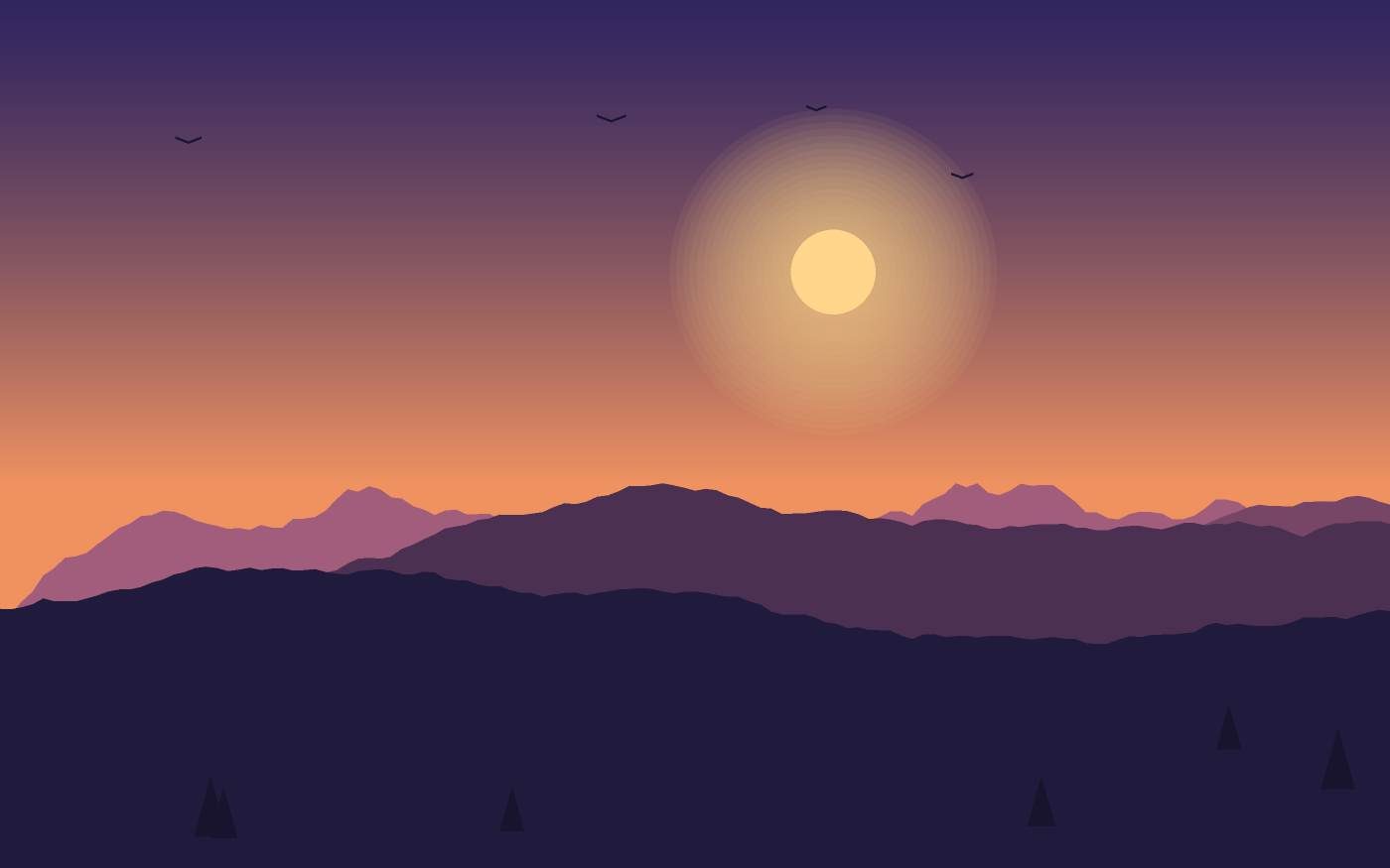 Landschaftsillustration