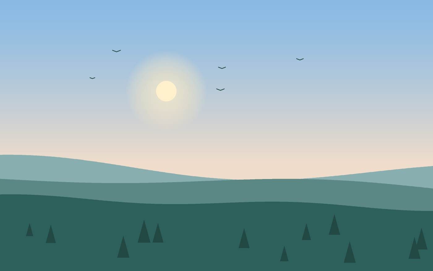 Ilustración de un paisaje