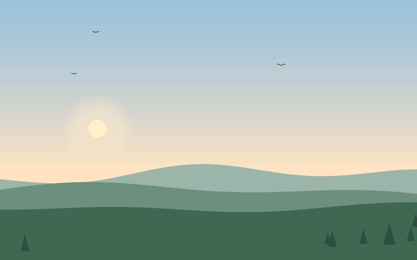 Ilustración de un paisaje