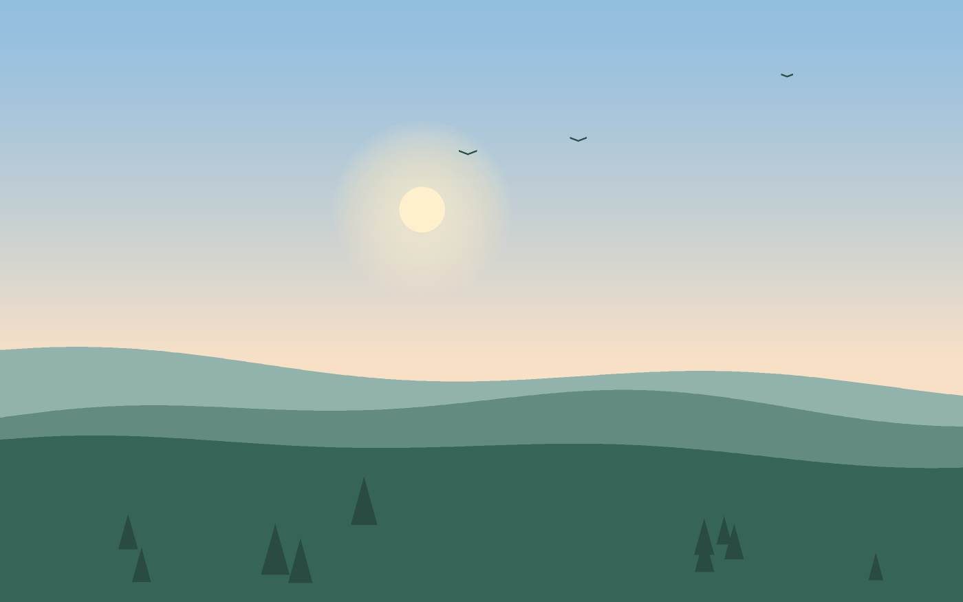 Ilustracja krajobrazu