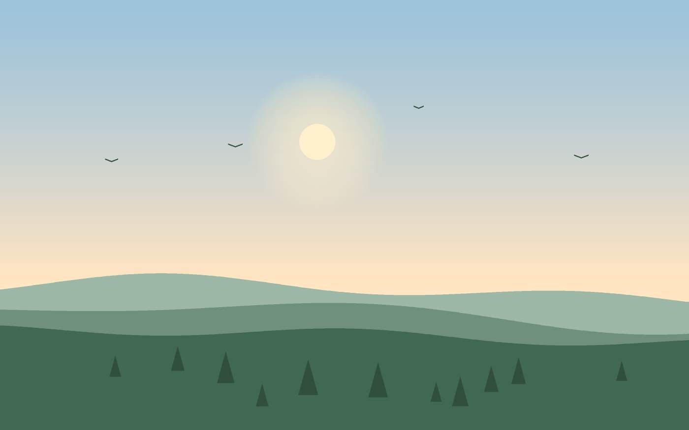 Landskapsillustration
